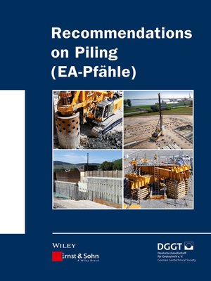 cover image of Recommendations on Piling (EA Pfähle)